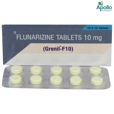 Grenil F 10 Tablet 10's, Pack of 10 TABLETS