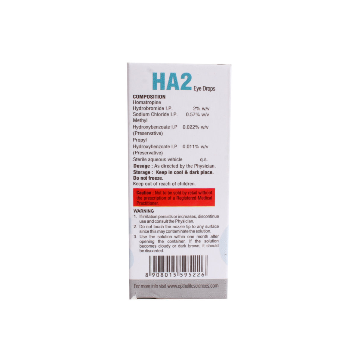 HA2 Eye Drops 5 ml, Pack of 1 Eye Drops HA2 Eye Drops 5 ml, Pack of 1 Eye Drops