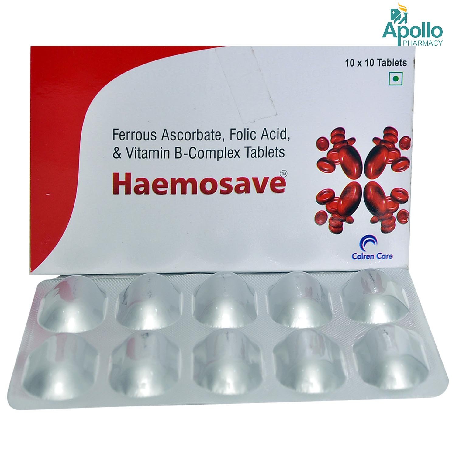 Haemosave Tablet 10's, Pack of 10 Haemosave Tablet 10's, Pack of 10