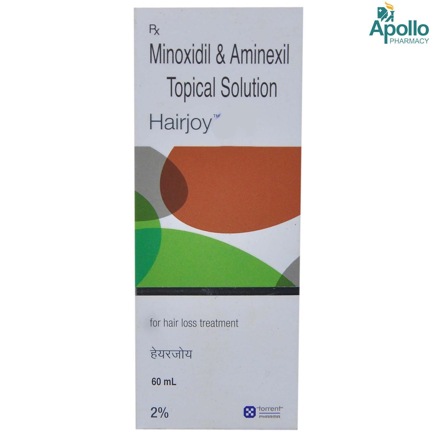 Hairjoy 2% Solution 60 ml, Pack of 1 SOLUTION Hairjoy 2% Solution 60 ml, Pack of 1 SOLUTION