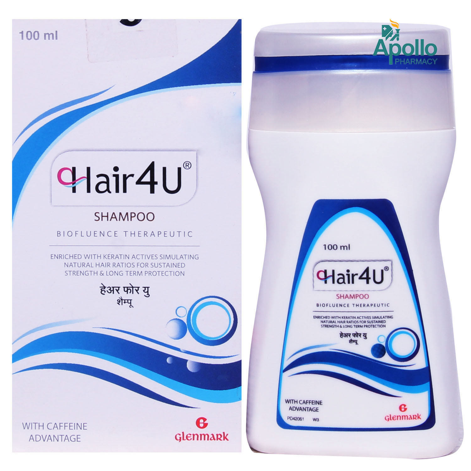 Hair 4U Shampoo, 100 ml, Pack of 1 Hair 4U Shampoo, 100 ml, Pack of 1