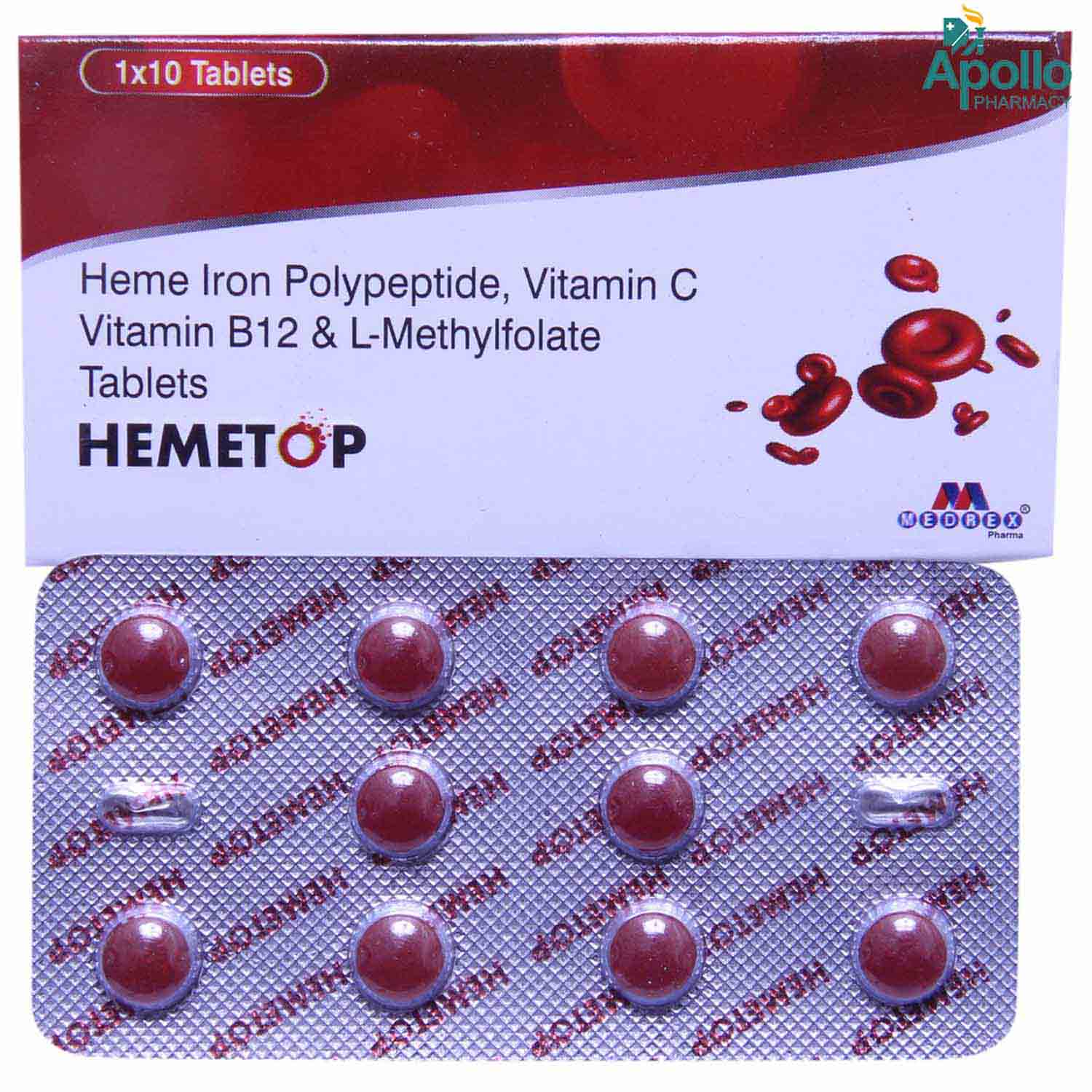 Hemetop Tablet 10's, Pack of 10 TABLETS Hemetop Tablet 10's, Pack of 10 TABLETS