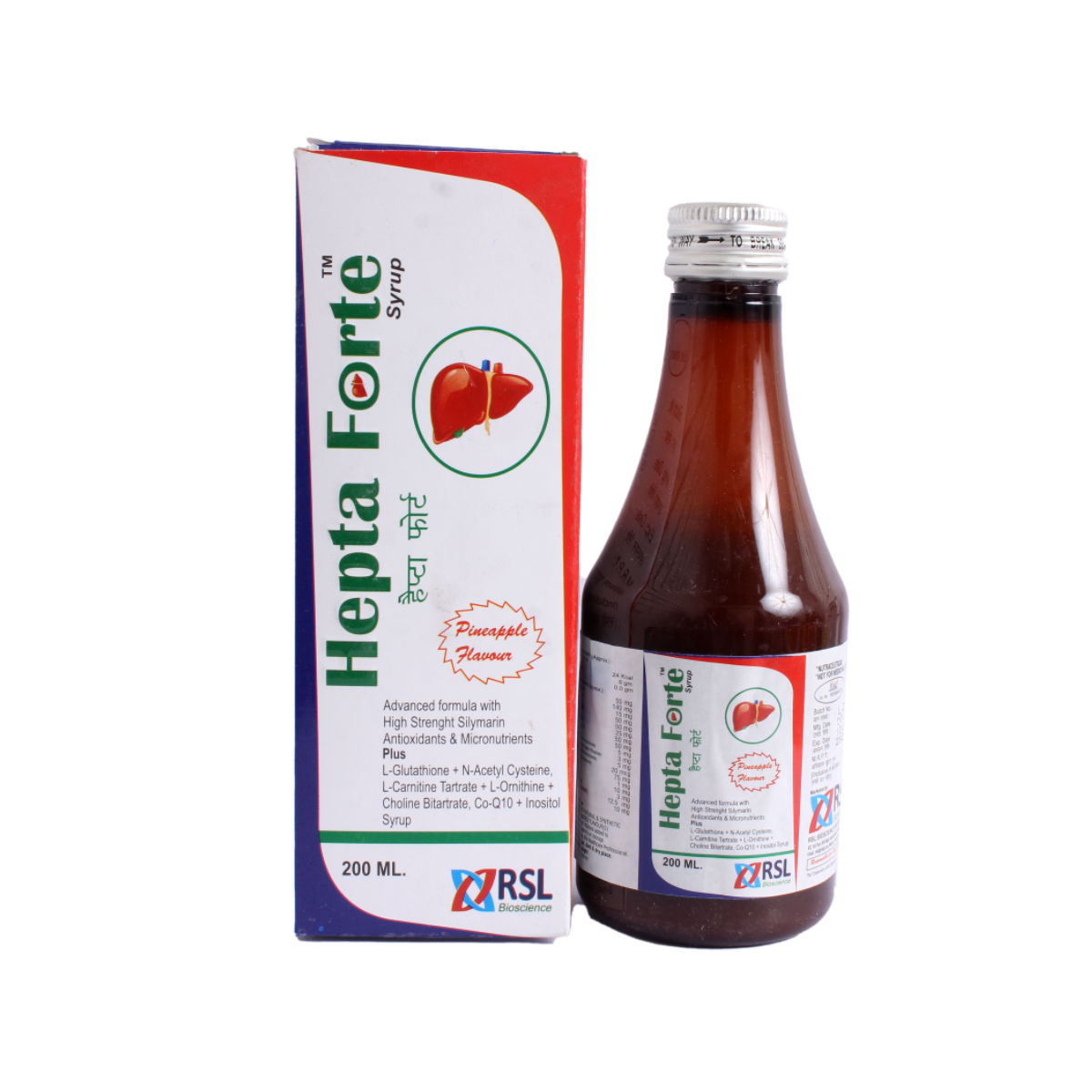 Buy Hepta Forte Pineapple Flav Syp 200Ml Online