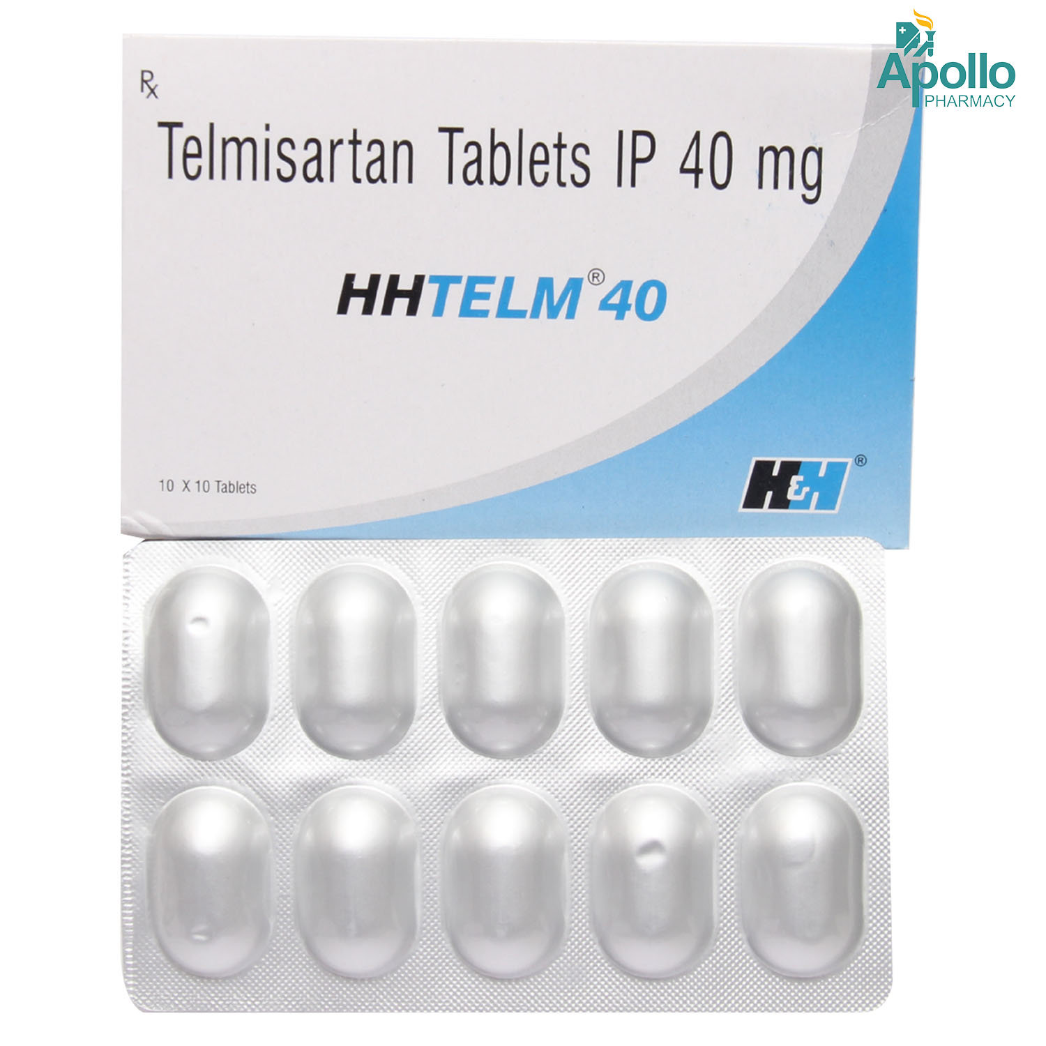 Hhtelm 40 Tablet 10's, Pack of 10 TABLETS Hhtelm 40 Tablet 10's, Pack of 10 TABLETS