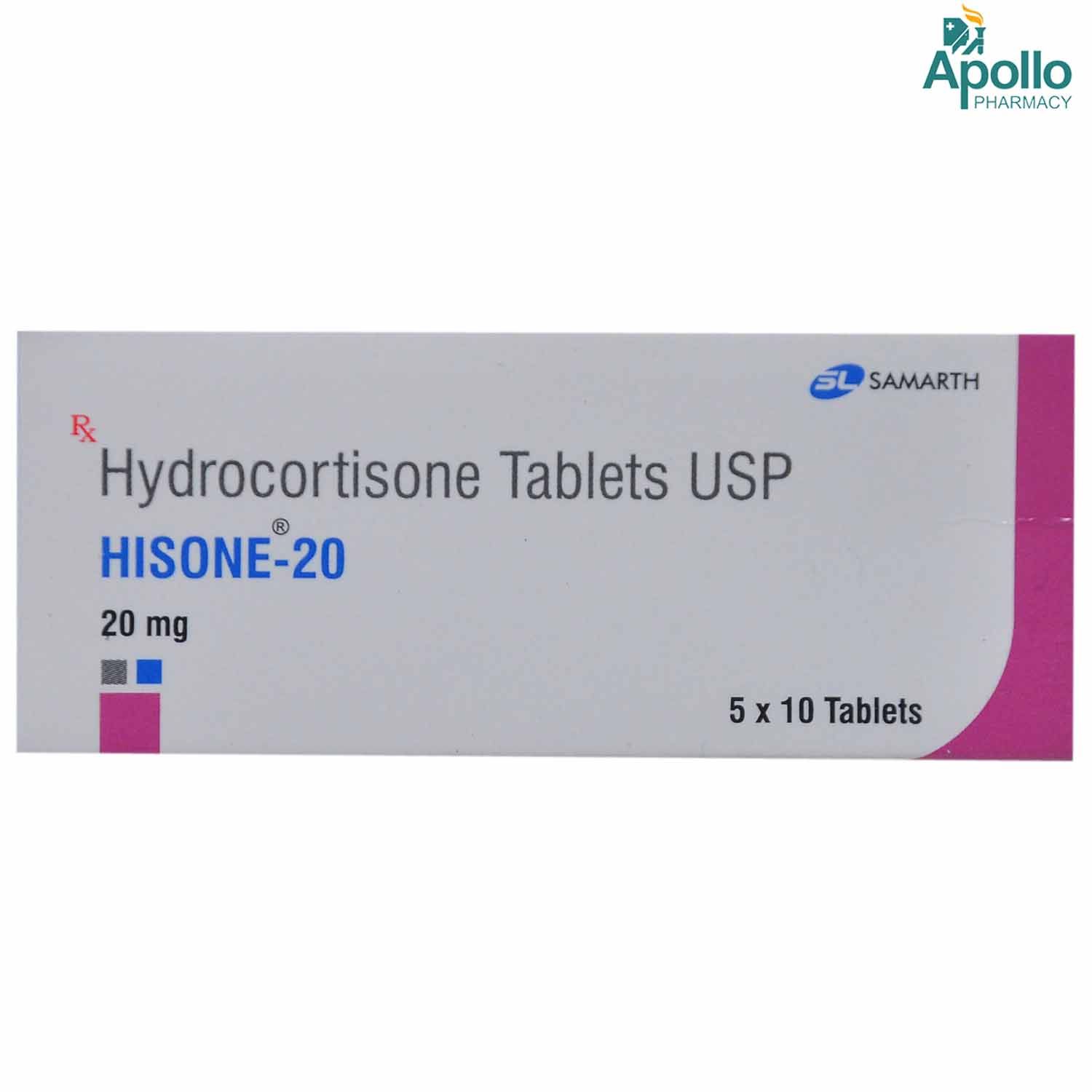 Buy Hisone-20 Tablet 10's Online