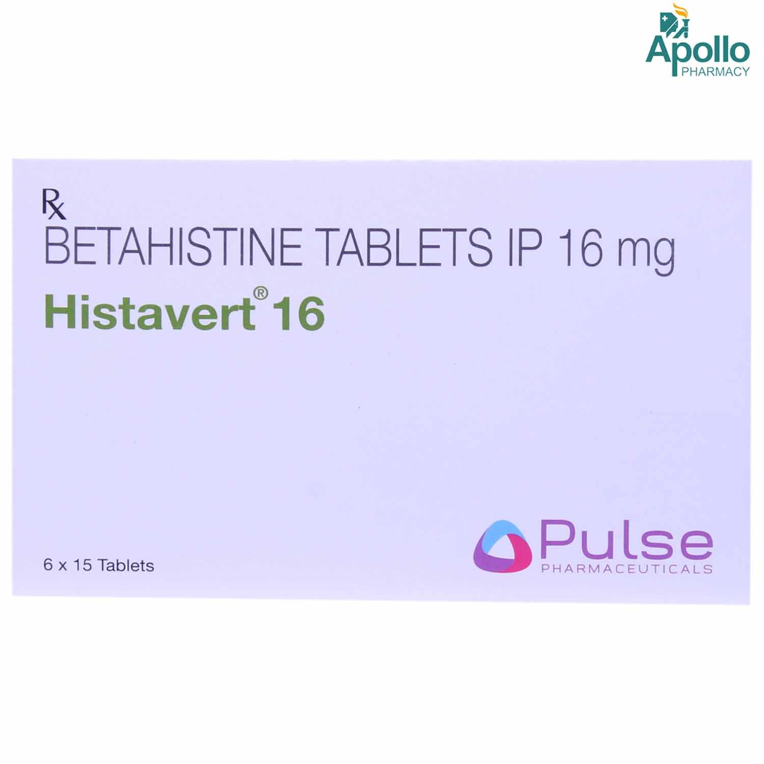 Buy Histavert 16 mg Tablet 15's Online