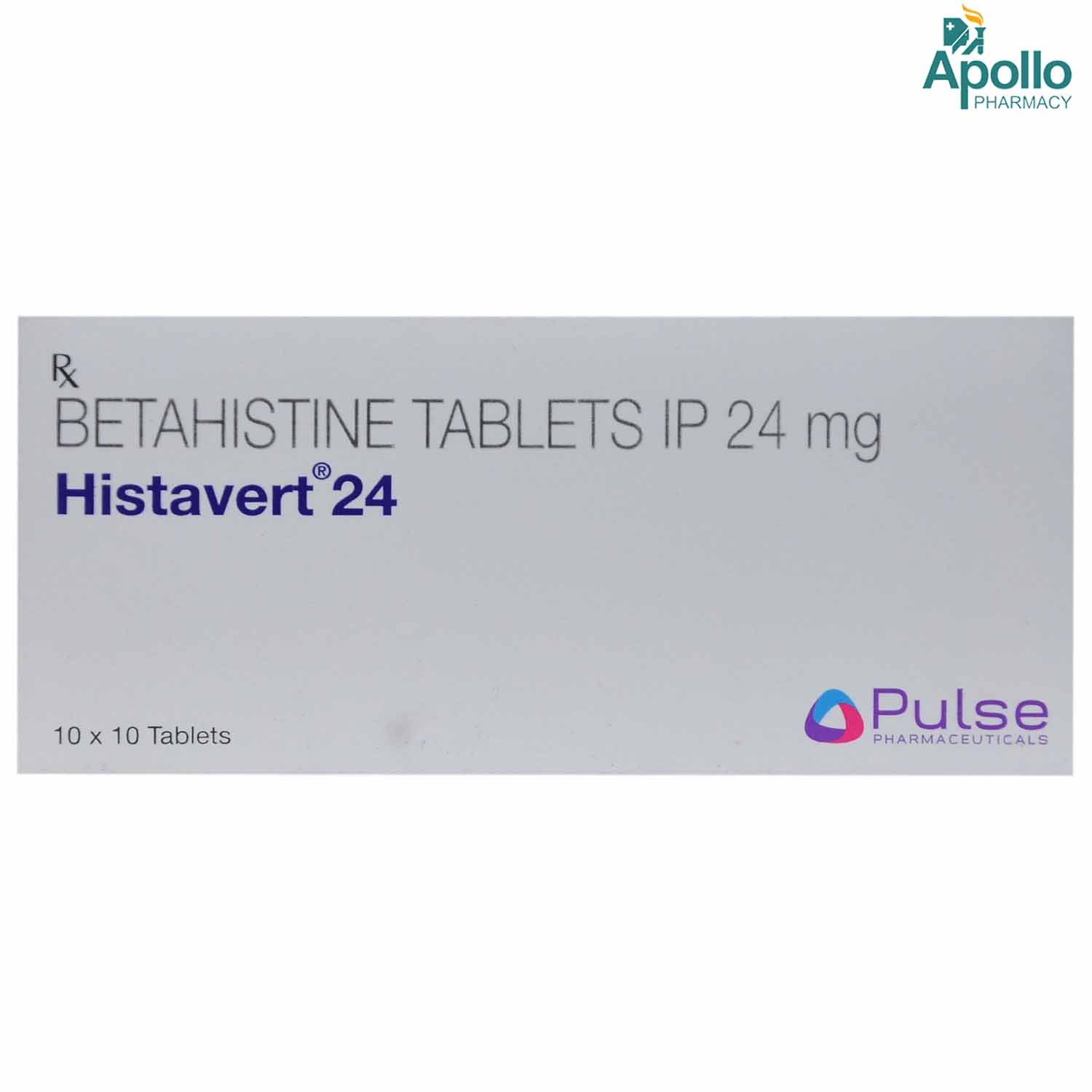 Histavert 24 Tablet 10's, Pack of 10 TABLETS Histavert 24 Tablet 10's, Pack of 10 TABLETS
