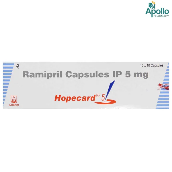 Hopecard 5 mg Capsule 10's, Pack of 10 TabletS