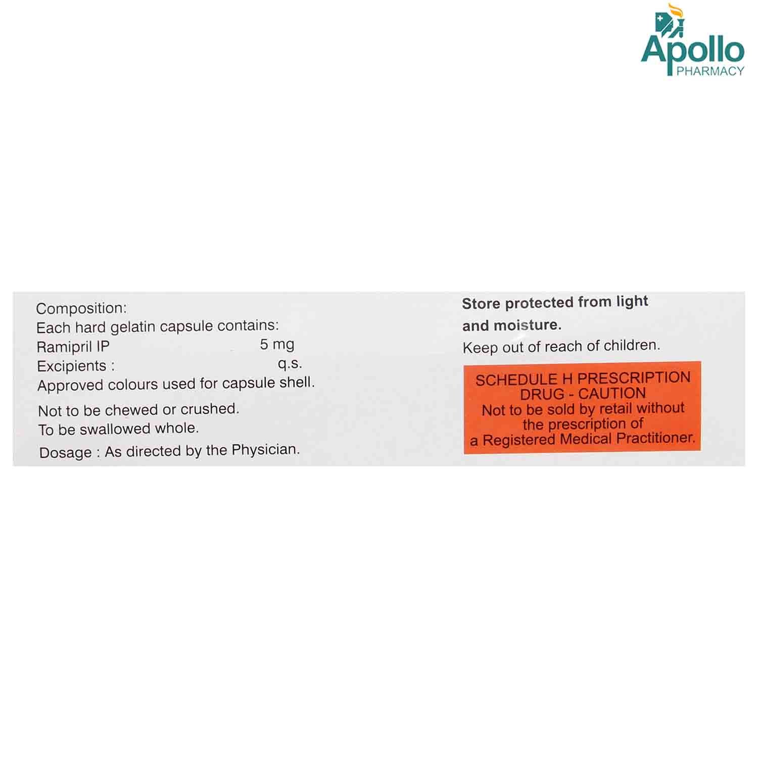 Hopecard 5 mg Capsule 10's, Pack of 10 TabletS Hopecard 5 mg Capsule 10's, Pack of 10 TabletS