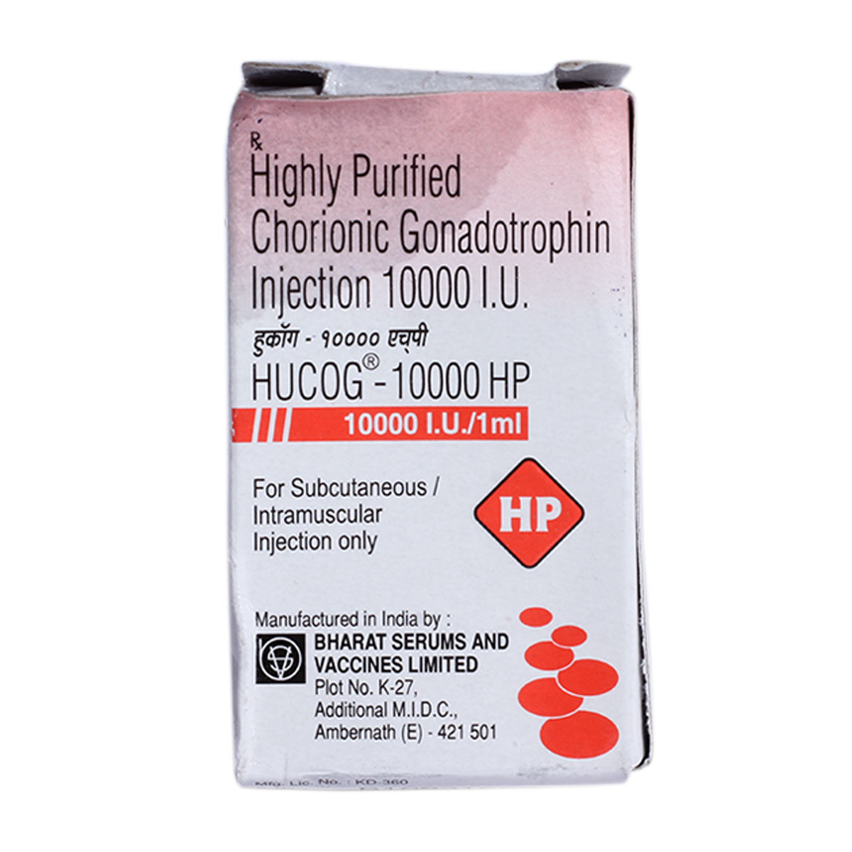 Buy Hucog 10000IU Injection 1's Online