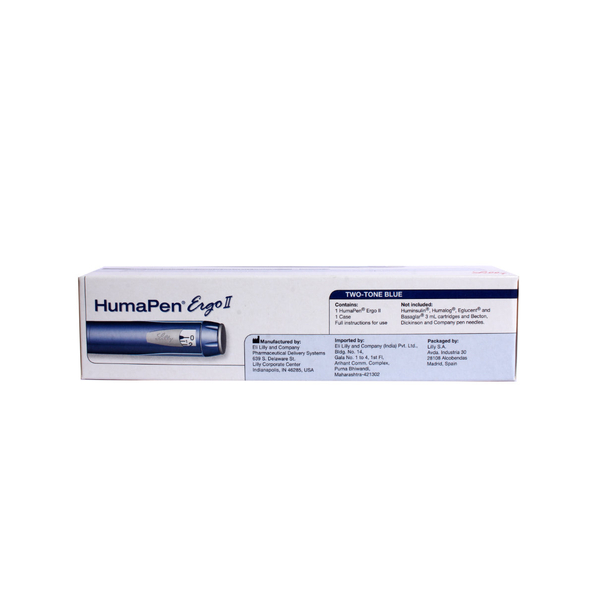 HumaPen Ergo II Blue Device 3 ml, Pack of 1 HumaPen Ergo II Blue Device 3 ml, Pack of 1