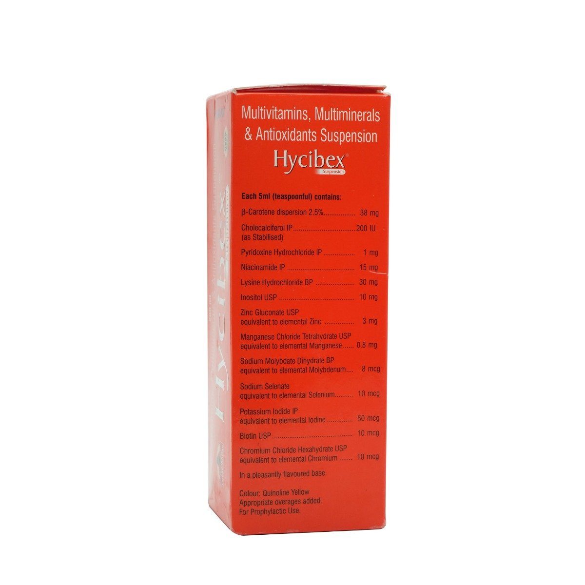 Hycibex Sugar Free Pineapple Orange Suspension 200 ml, Pack of 1 Hycibex Sugar Free Pineapple Orange Suspension 200 ml, Pack of 1