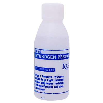 Hydrogen Peroxide, 100 ml, Pack of 1 SOLUTION