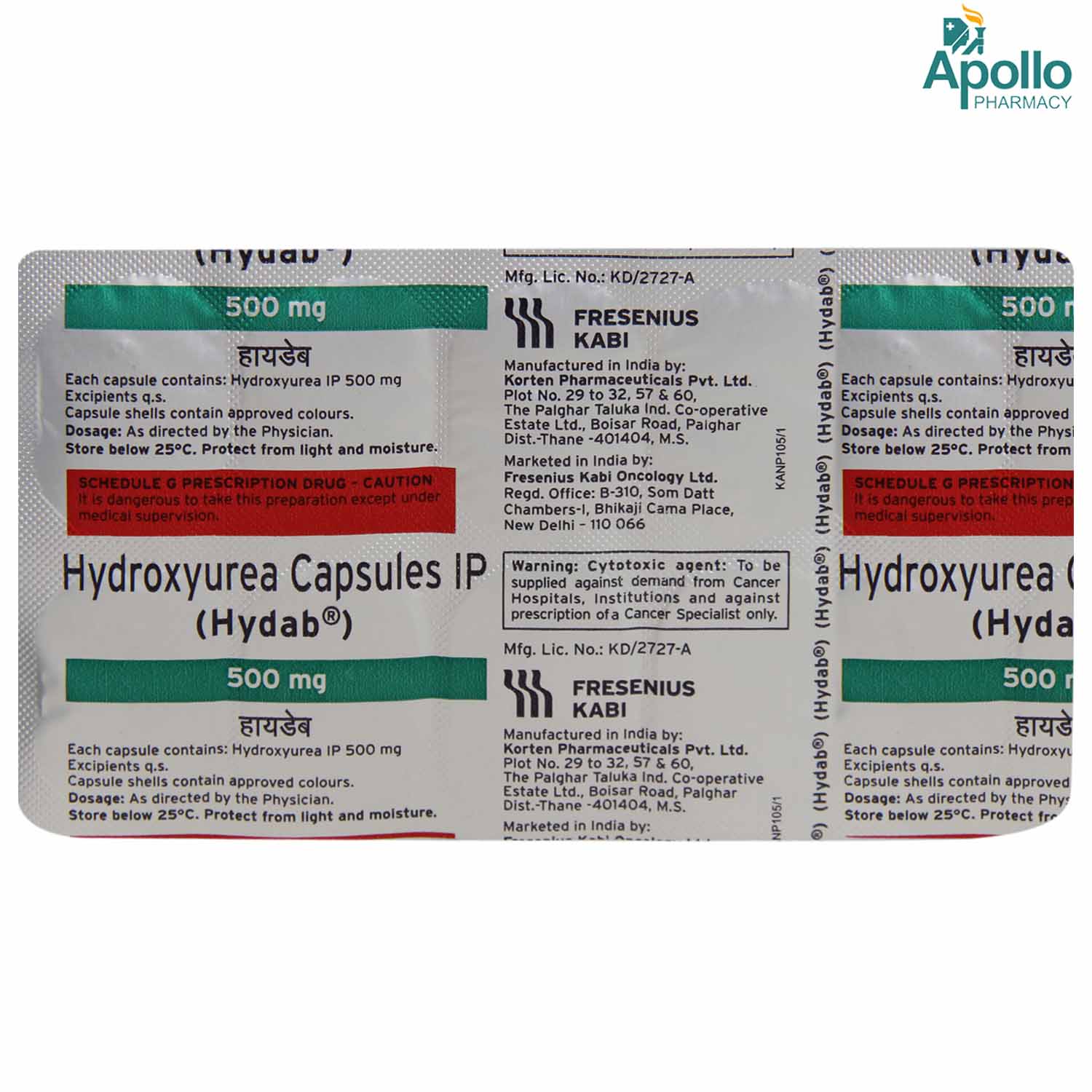 Hydab Capsule 10's, Pack of 10 CAPSULES Hydab Capsule 10's, Pack of 10 CAPSULES