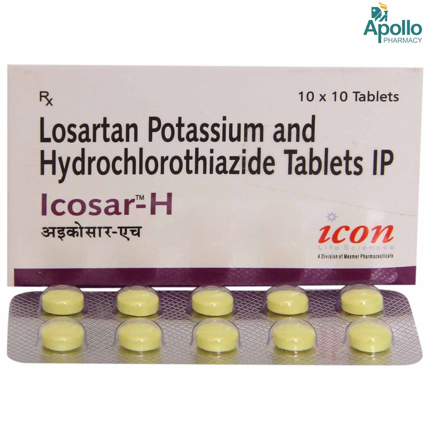 Icosar H Tablet 10's, Pack of 10 TabletS Icosar H Tablet 10's, Pack of 10 TabletS