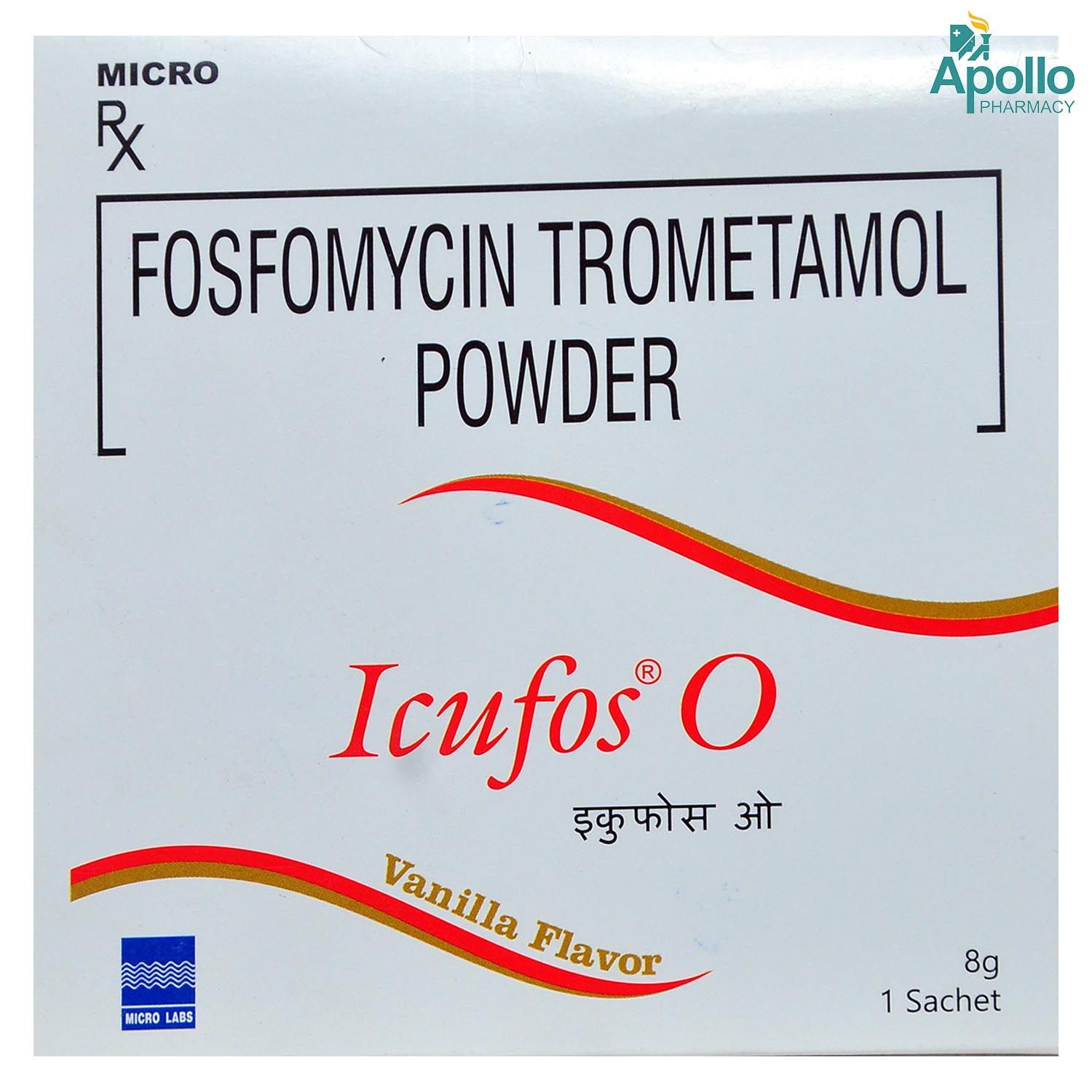 Buy Icufos O Vanilla Flavour Powder 8 gm Online