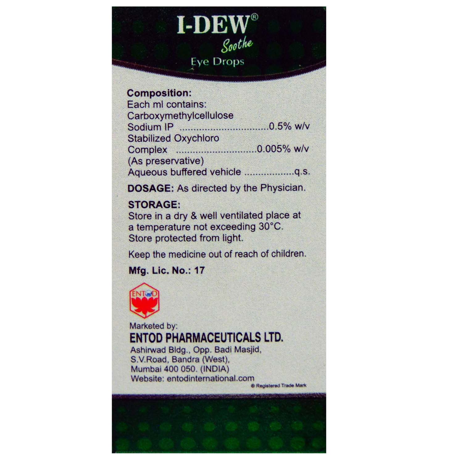 I dew Eye Drops 10 ml, Pack of 1 EYE DROPS I dew Eye Drops 10 ml, Pack of 1 EYE DROPS