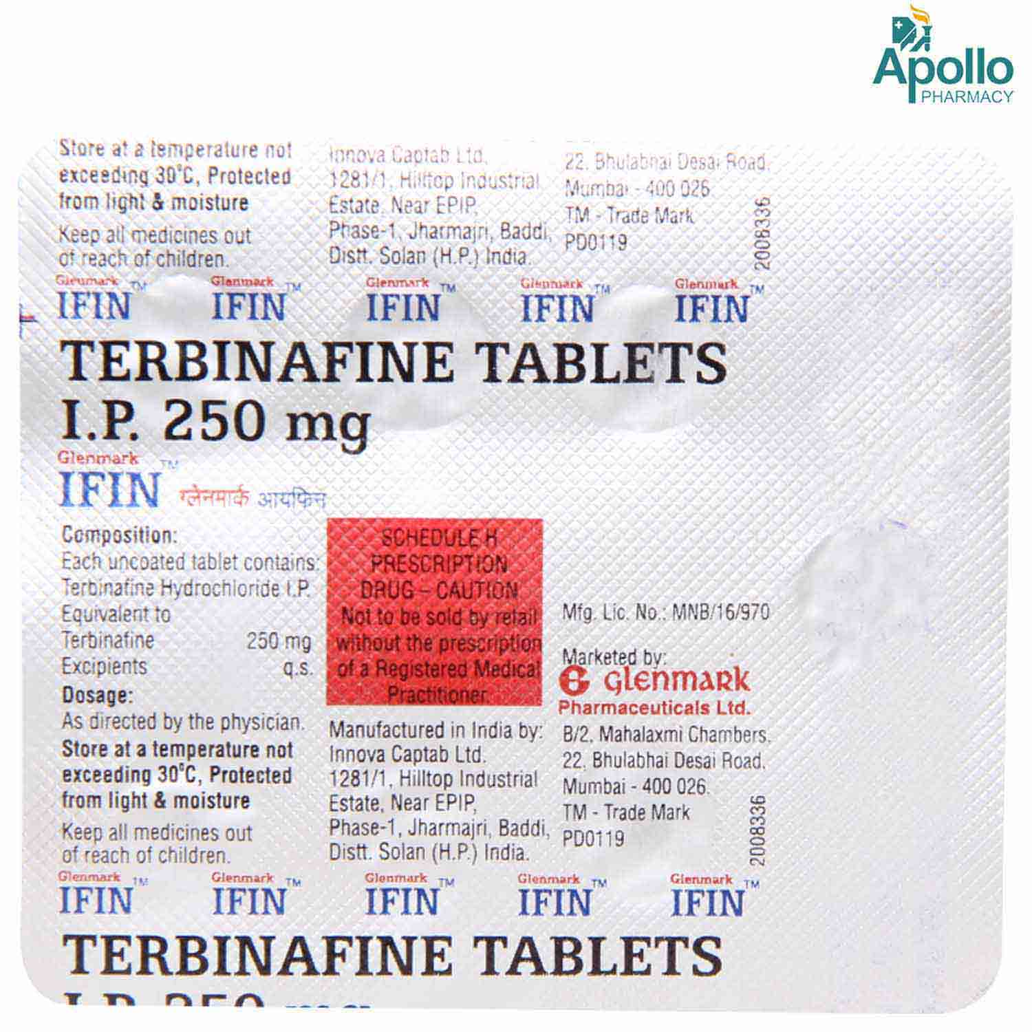 Ifin Tablet 7's, Pack of 7 TABLETS Ifin Tablet 7's, Pack of 7 TABLETS