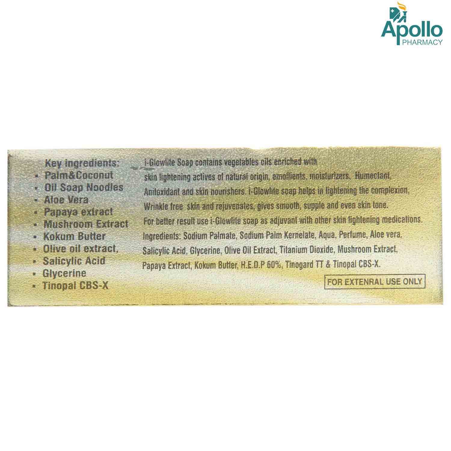 I-Glow Lite Soap 75 gm | Skin Lightening & Nourishing Soap | Gives Soft & Even Skin Tone | For All Skin Type, Pack of 1 I-Glow Lite Soap 75 gm | Skin Lightening & Nourishing Soap | Gives Soft & Even Skin Tone | For All Skin Type, Pack of 1