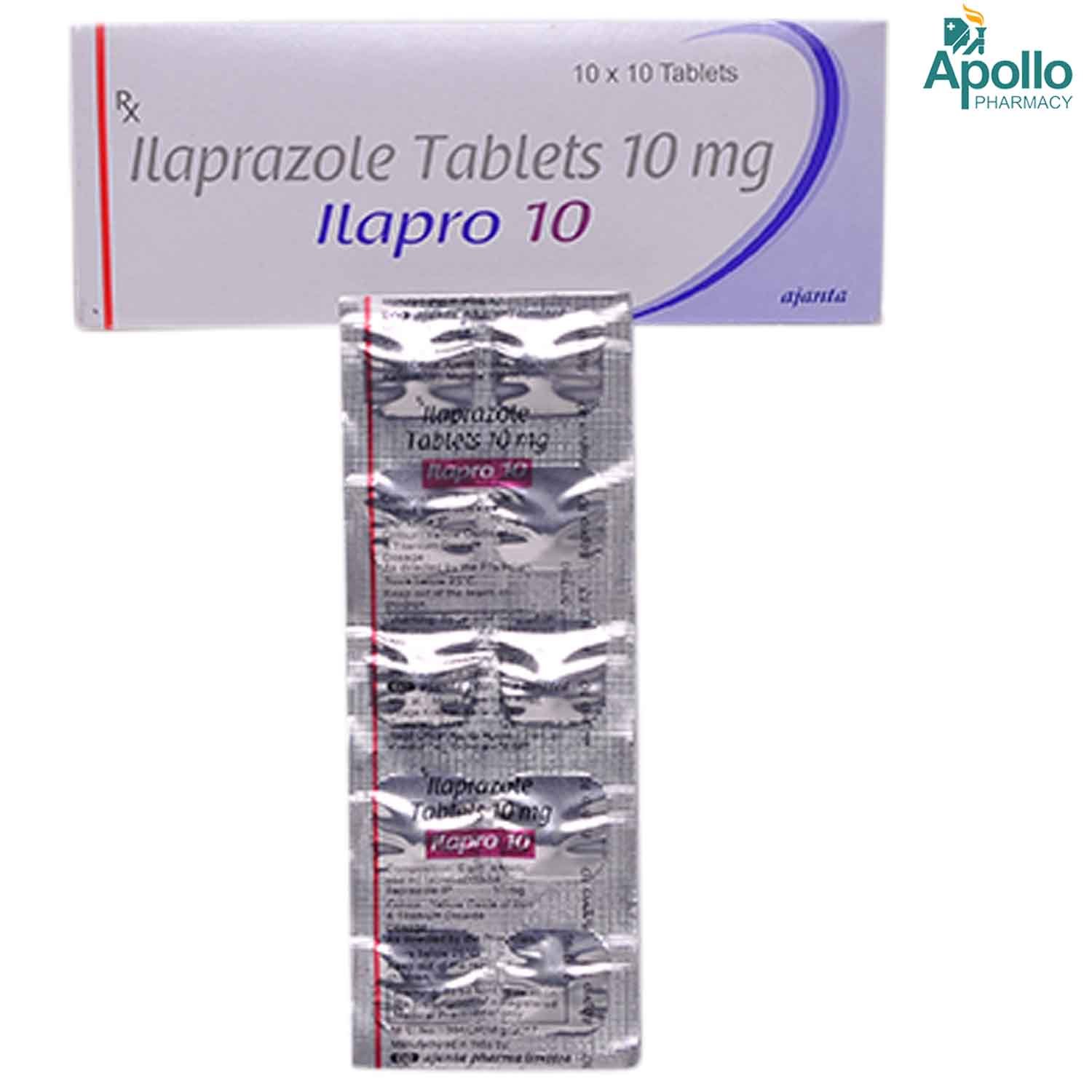 Ilapro 10 Tablet 10's, Pack of 10 TABLETS Ilapro 10 Tablet 10's, Pack of 10 TABLETS