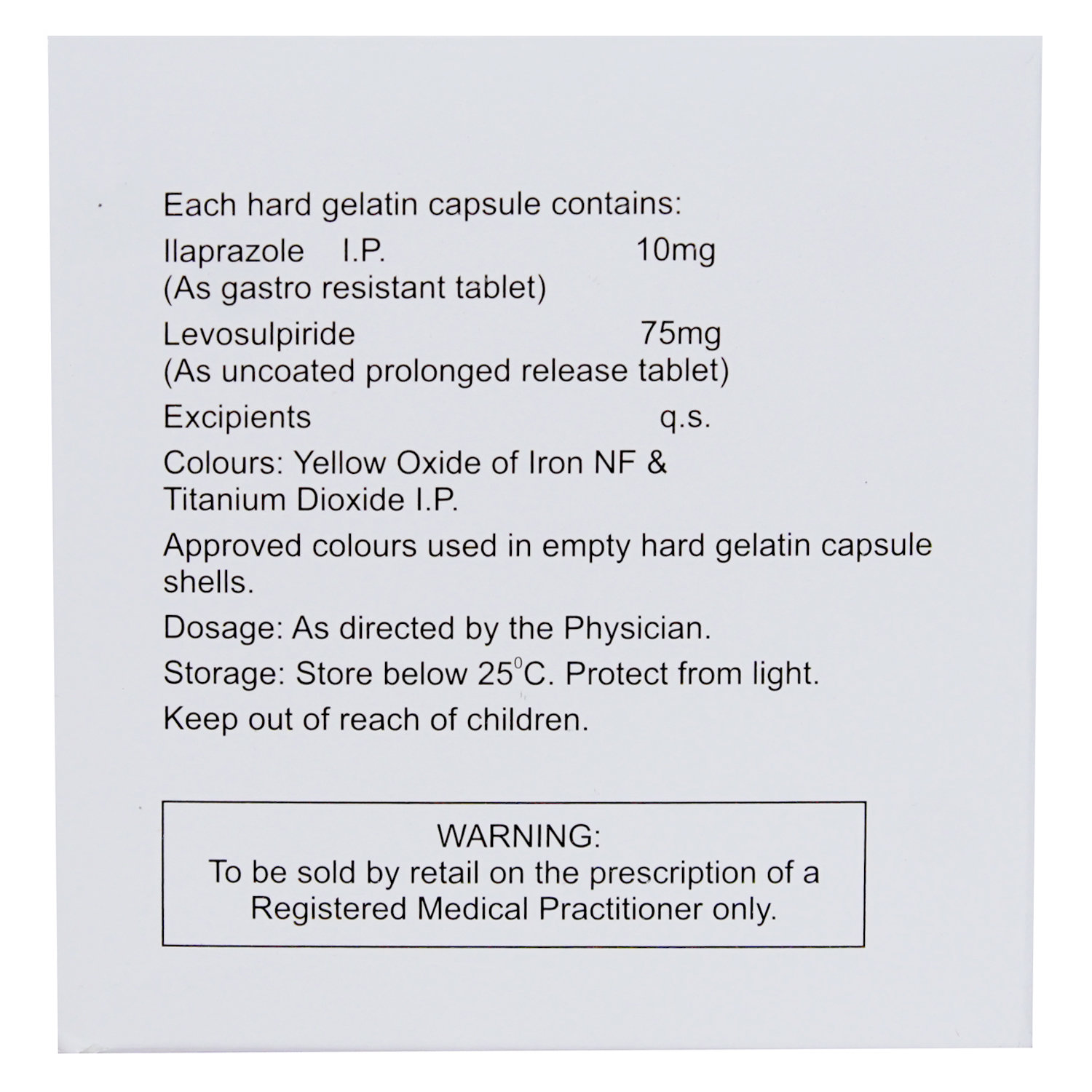 Iladac L Capsule 10's, Pack of 10 CAPSULES Iladac L Capsule 10's, Pack of 10 CAPSULES