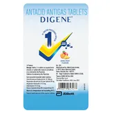 Digene Tablets Acidity &amp; Gas Relief Mixed Fruit flavour 15'S, Pack of 15 TabletS