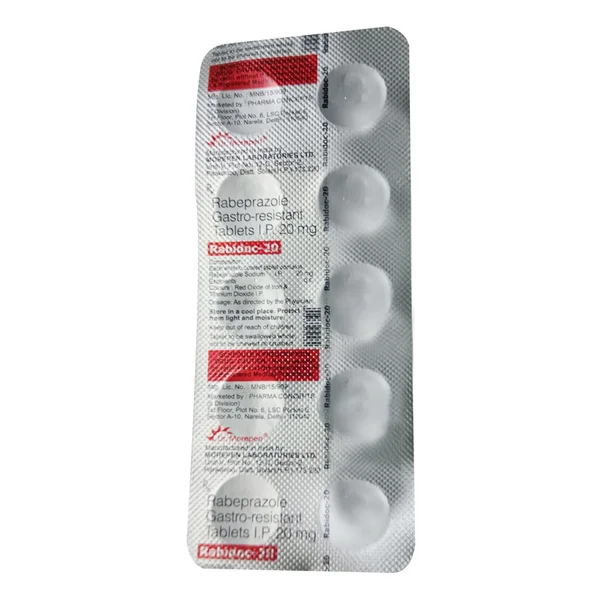 Rabidoc 20 mg Tablet 10's, Pack of 10 TabletS