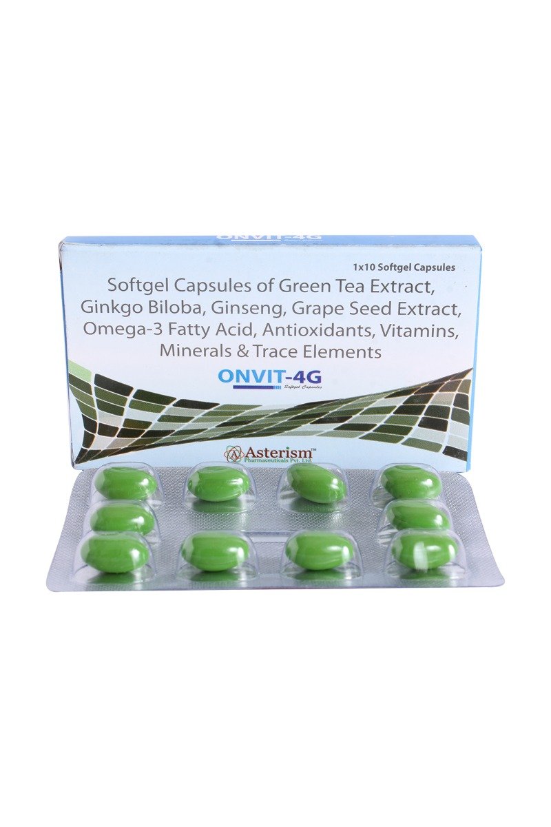 Onvit-4G Capsule 10's, Pack of 10 Onvit-4G Capsule 10's, Pack of 10