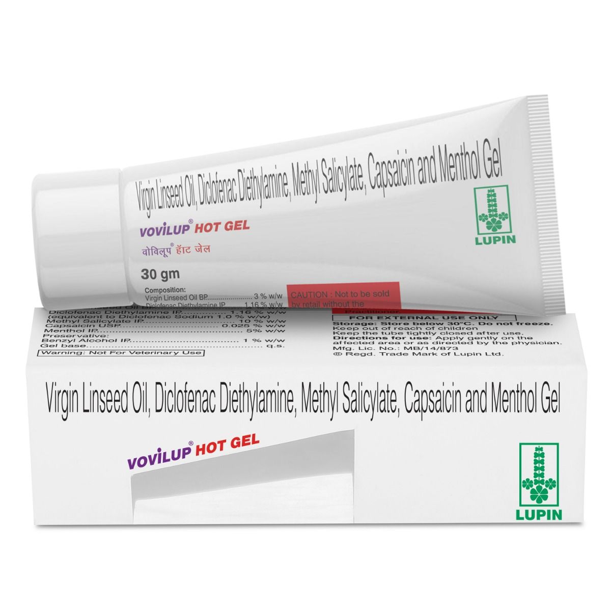 Buy Vovilup Hot Gel 30 gm Online