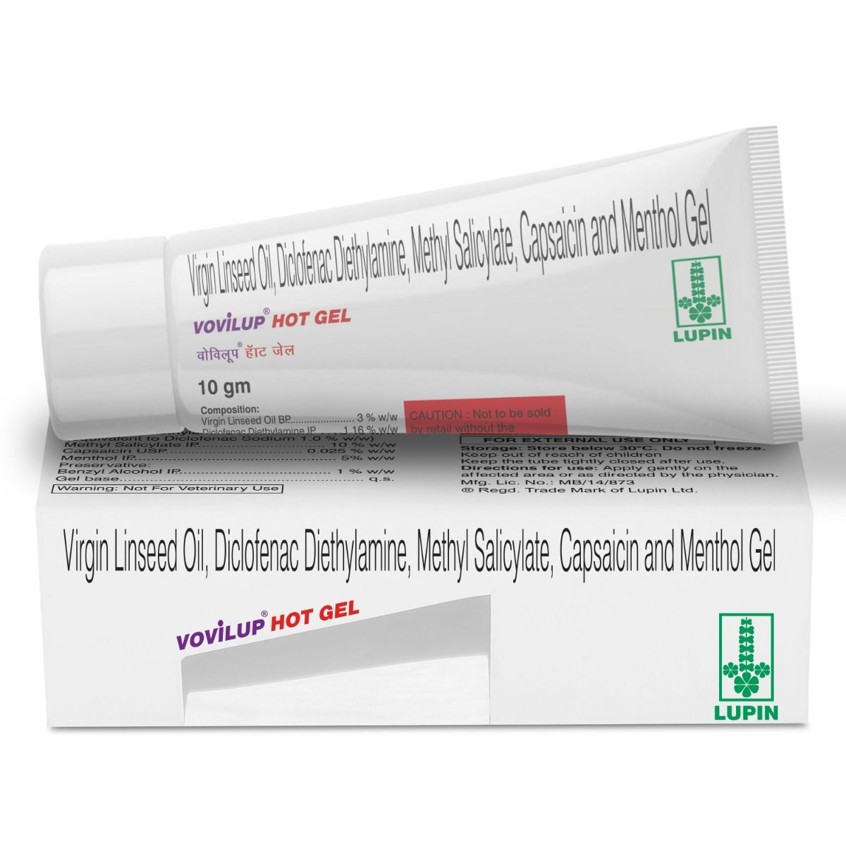 Buy Vovilup Hot Gel 10 gm Online