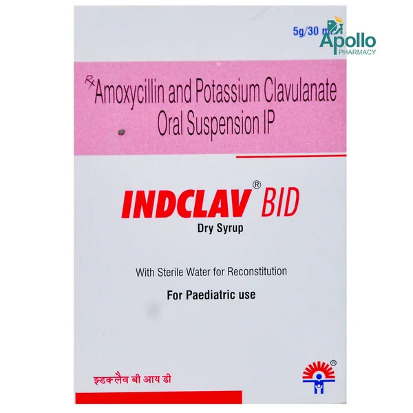 Indclav Bid Oral Syrup 30 ml, Pack of 1 Syrup