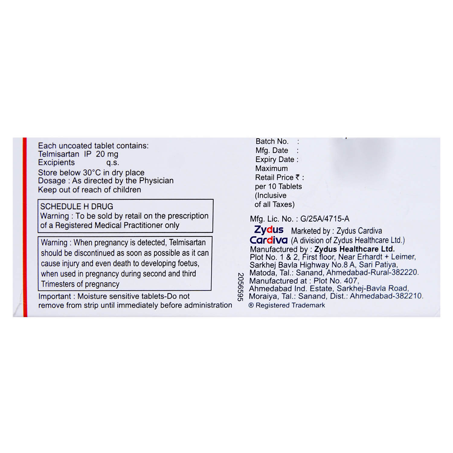 Inditel 20 Tablet 10's, Pack of 10 TABLETS Inditel 20 Tablet 10's, Pack of 10 TABLETS