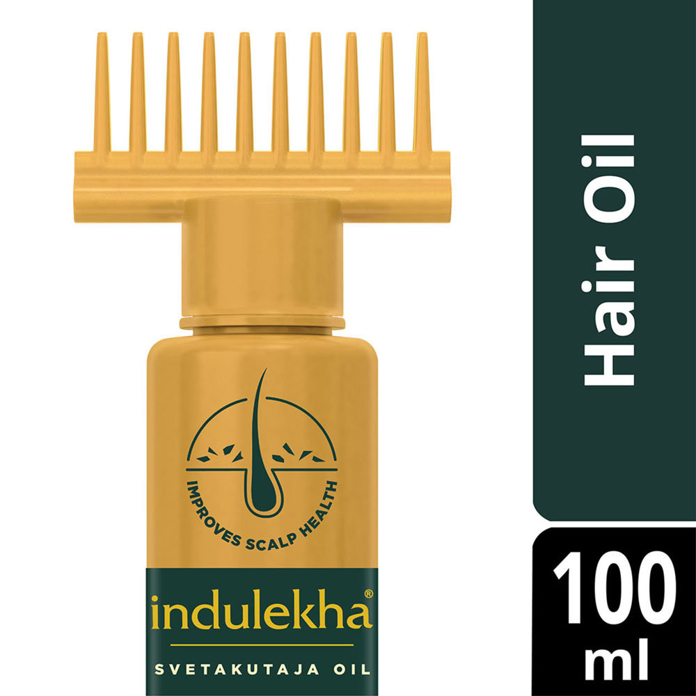 Indulekha Svetakutaja Oil for Dandruff Treatment, 100 ml, Pack of 1 Indulekha Svetakutaja Oil for Dandruff Treatment, 100 ml, Pack of 1