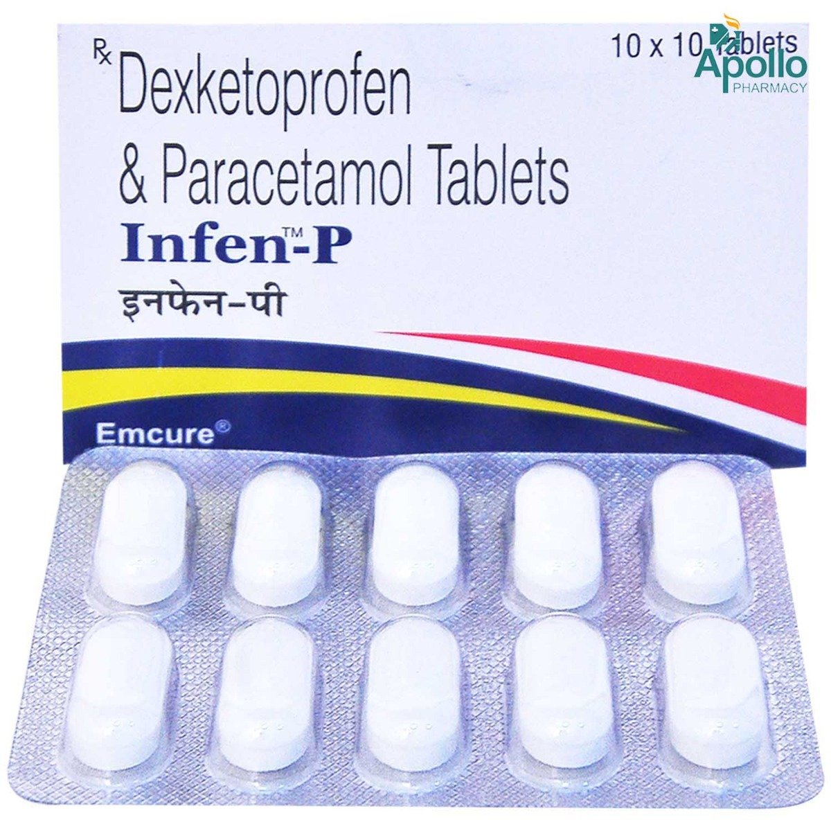 Infen P Tablet 10's, Pack of 10 TABLETS Infen P Tablet 10's, Pack of 10 TABLETS