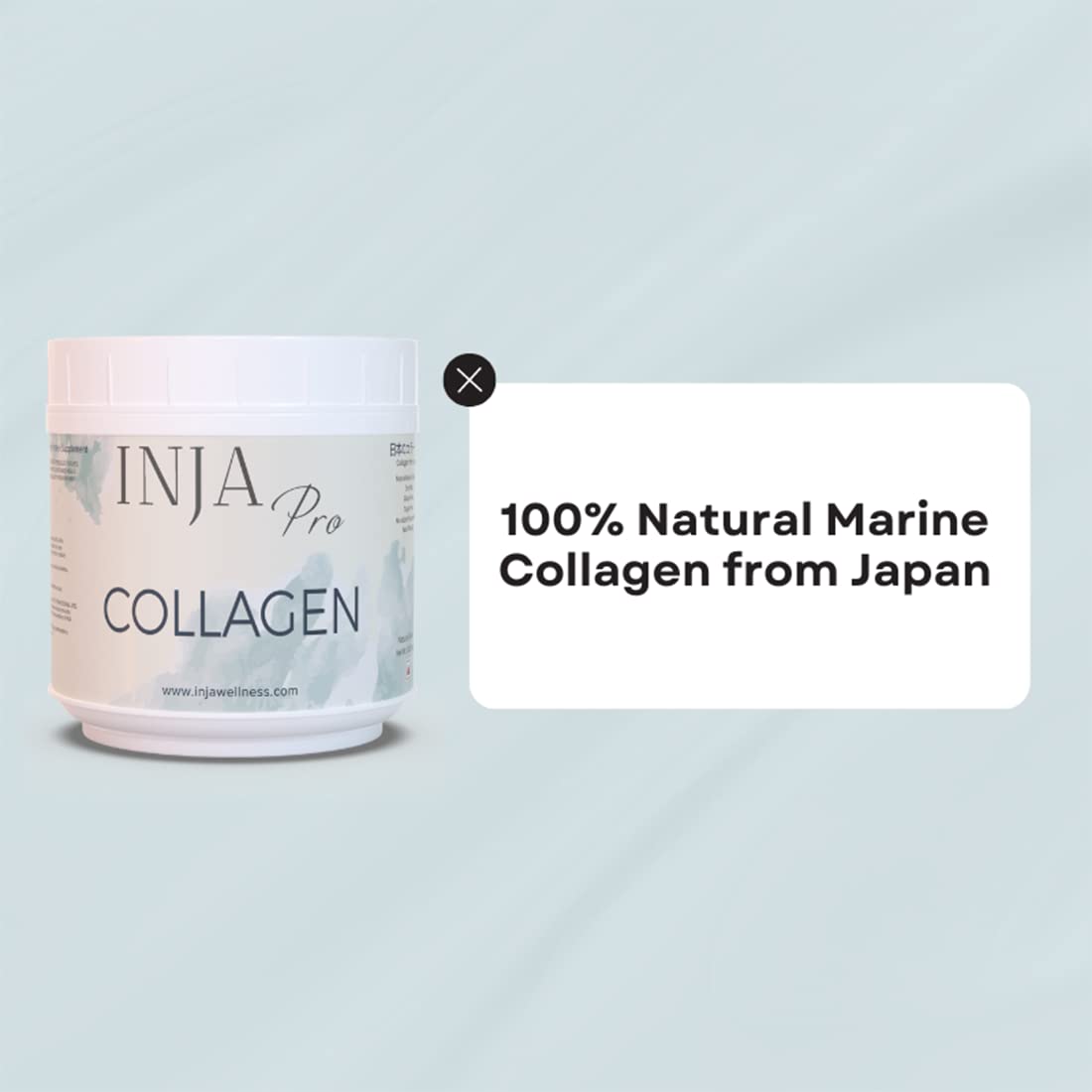 INJA Pro Natural Flavour Collagen Powder, 300 gm, Pack of 1 INJA Pro Natural Flavour Collagen Powder, 300 gm, Pack of 1