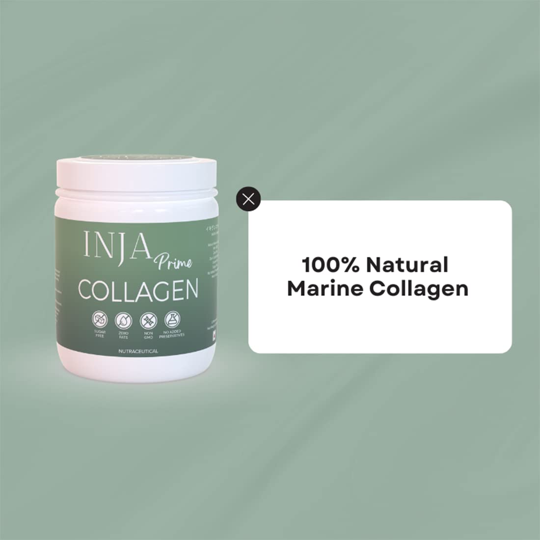 INJA Prime Collagen unflavoured Powder, 125 gm, Pack of 1 INJA Prime Collagen unflavoured Powder, 125 gm, Pack of 1