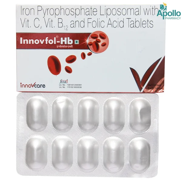 Innovfol-Hb Tablet 10's, Pack of 10 TABLETS
