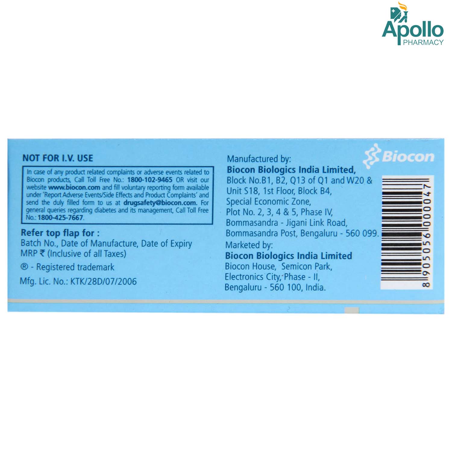 Insugen 50/50 40IU Injection 10 ml, Pack of 1 INJECTION Insugen 50/50 40IU Injection 10 ml, Pack of 1 INJECTION