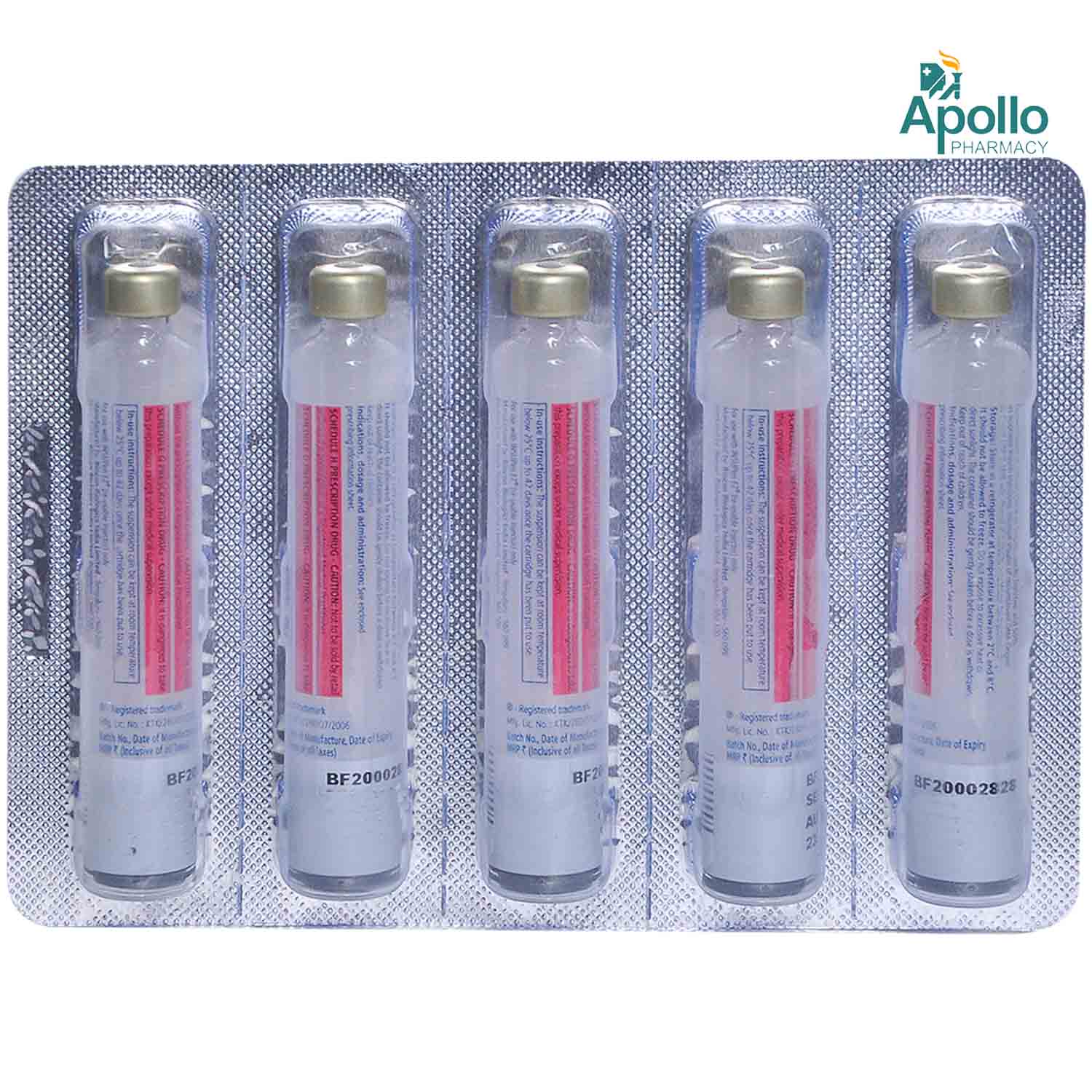 Insugen-50/50 100IU/ml Refil Injection 3 ml, Pack of 1 Injection Insugen-50/50 100IU/ml Refil Injection 3 ml, Pack of 1 Injection