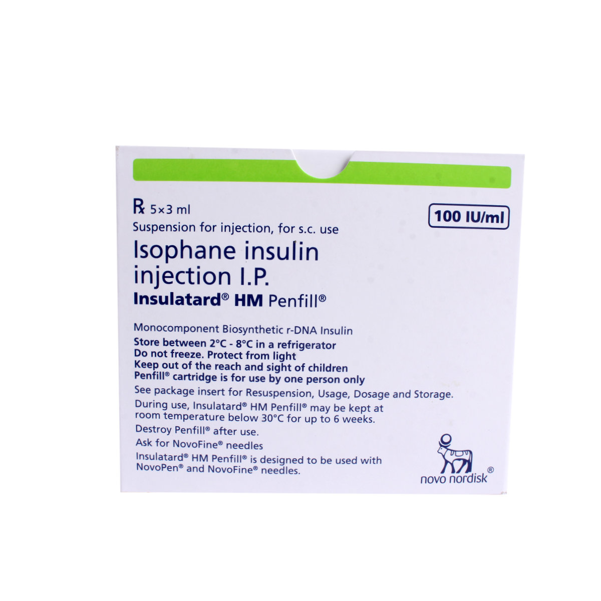 Insulatard HM Penfill 3 ml, Pack of 1 Injection Insulatard HM Penfill 3 ml, Pack of 1 Injection