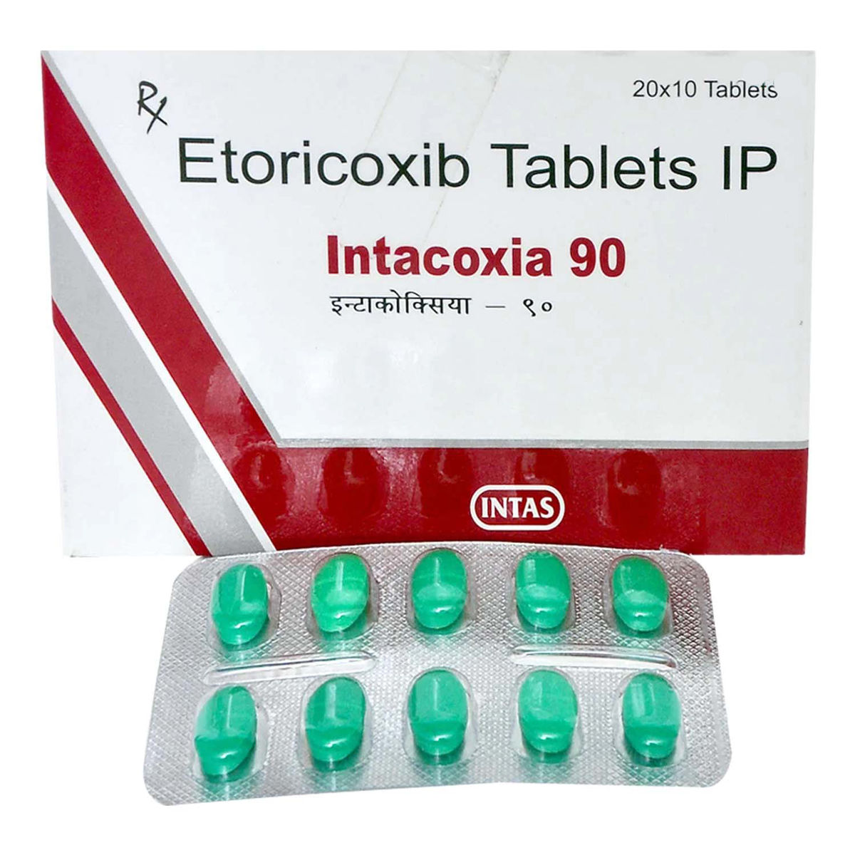 Buy Intacoxia 90 Tablet 10's Online