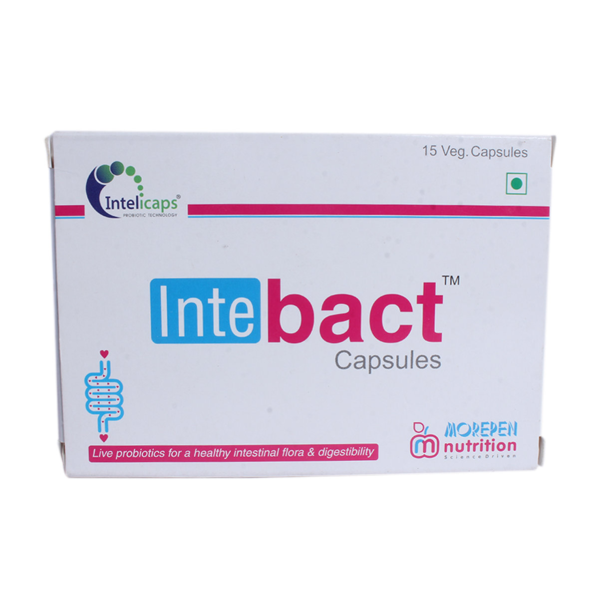Intebact Capsule 15's, Pack of 15 CAPSULES Intebact Capsule 15's, Pack of 15 CAPSULES
