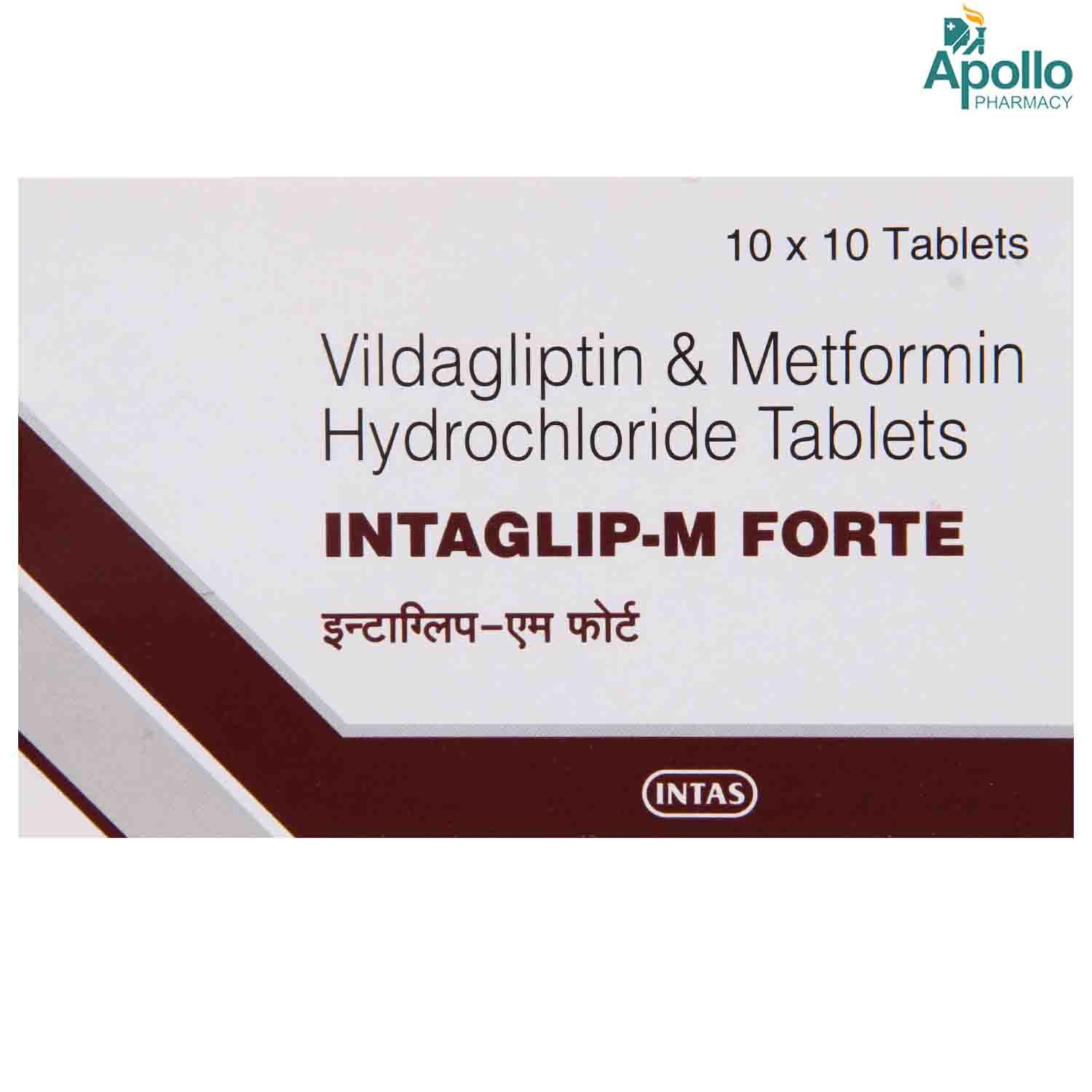 Buy Intaglip-M Forte Tablet 10's Online