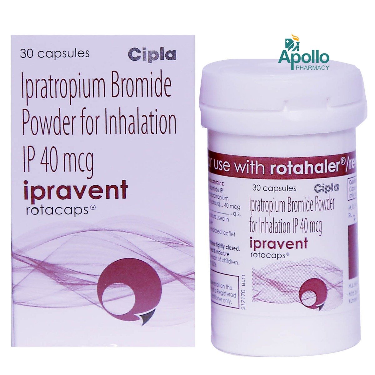 Ipravent Rotacaps 30's, Pack of 1 ROTACAP Ipravent Rotacaps 30's, Pack of 1 ROTACAP