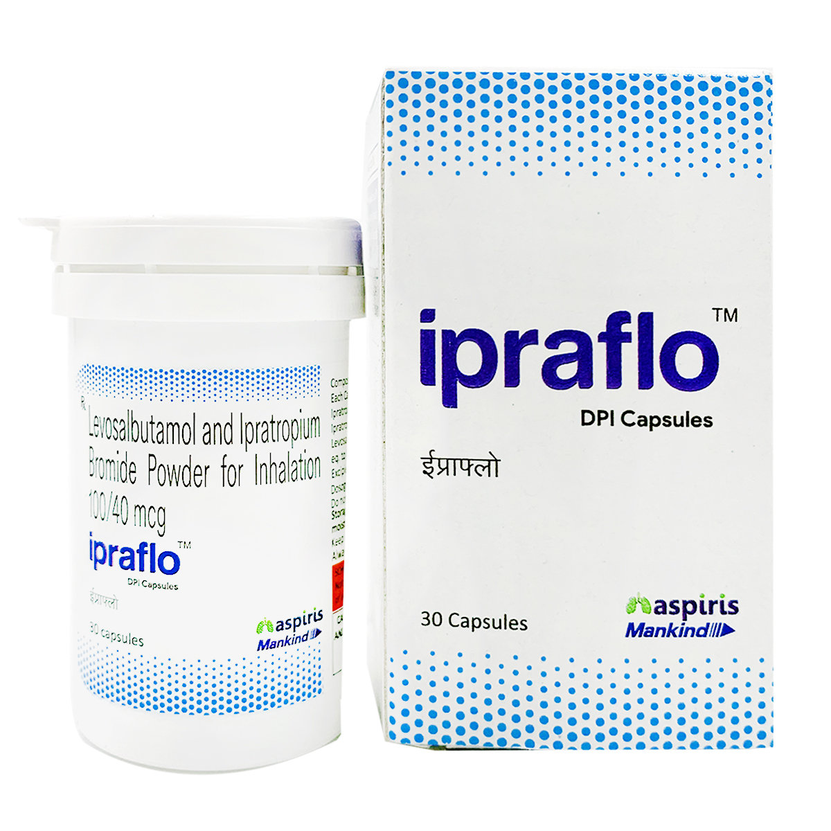 Ipraflo Dpi 40/100 Capsule 30's, Pack of 1 CAPSULE Ipraflo Dpi 40/100 Capsule 30's, Pack of 1 CAPSULE