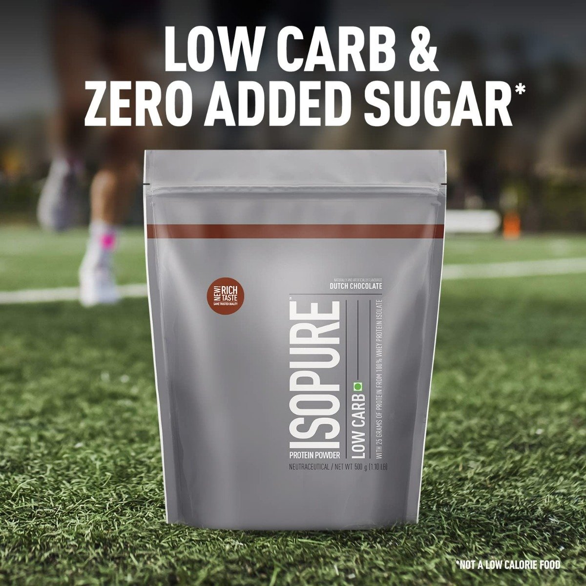 Isopure Low Carb 100% Whey Protein Isolate Dutch Chocolate Flavour Powder, 1.10 lb, Pack of 1 Isopure Low Carb 100% Whey Protein Isolate Dutch Chocolate Flavour Powder, 1.10 lb, Pack of 1