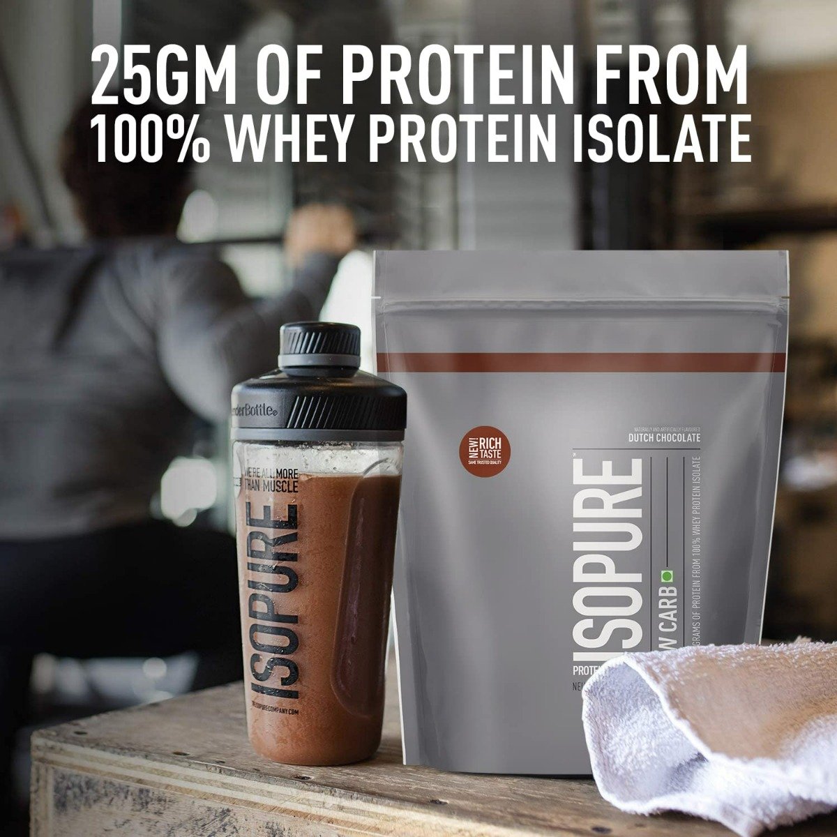 Isopure Low Carb 100% Whey Protein Isolate Dutch Chocolate Flavour Powder, 1.10 lb, Pack of 1 Isopure Low Carb 100% Whey Protein Isolate Dutch Chocolate Flavour Powder, 1.10 lb, Pack of 1