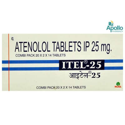 Itel 25 mg Tablet 14's, Pack of 14 TABLETS