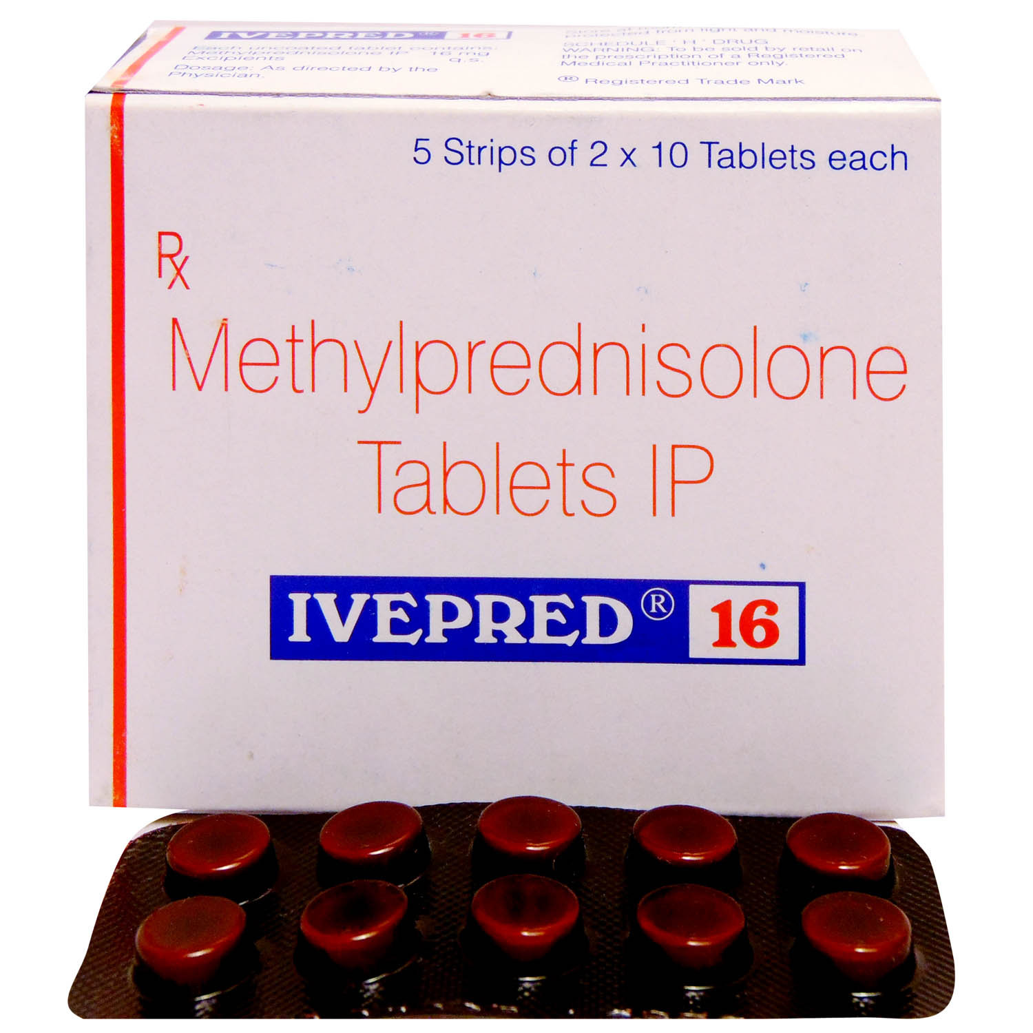 Ivepred 16 Tablet 10's, Pack of 10 TABLETS Ivepred 16 Tablet 10's, Pack of 10 TABLETS