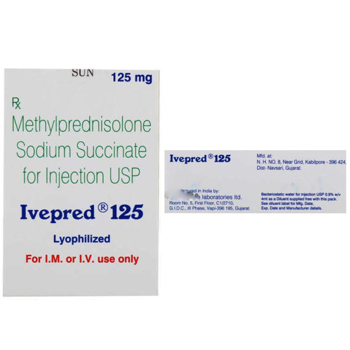 Buy Ivepred 125 Injection 1's Online